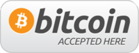 We accept Bitcoin